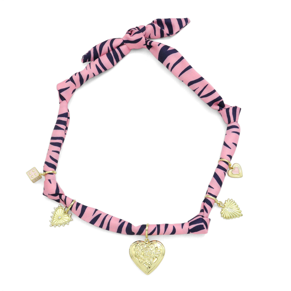 Convertible Scarf Necklace, Adjustable Silk Scarf Statement Necklace, sku#EF824-3