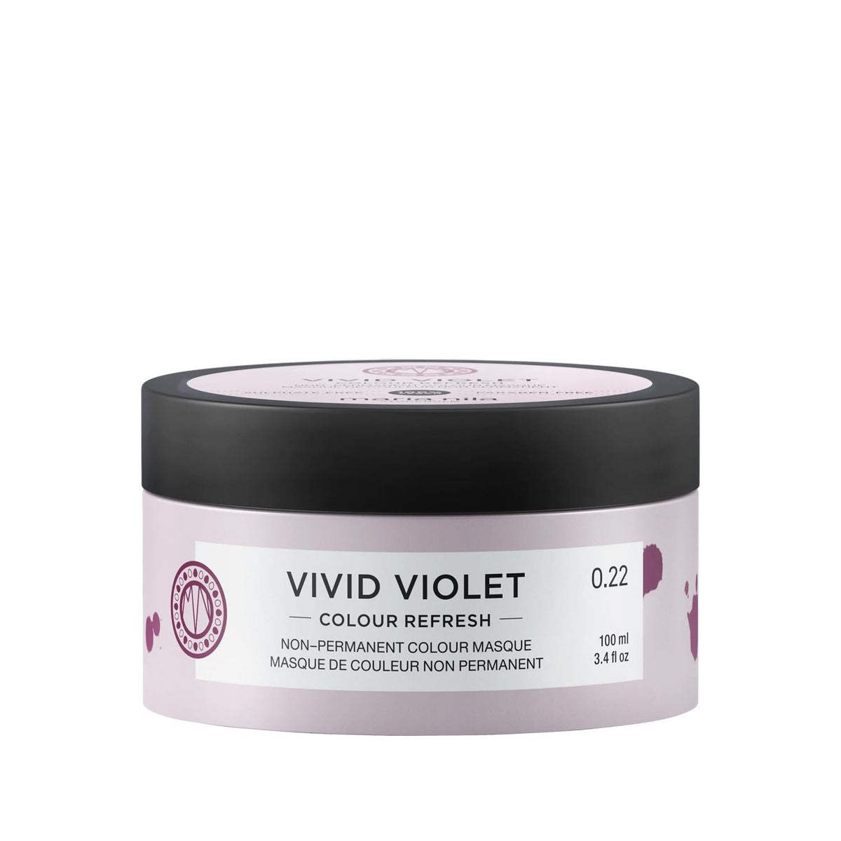 Maria Nila Colour Refresh Nourishing Color Mask Vivid Violet Hair Color Mask - Nourishing & Colour Refreshing Hair Mask for Vibrant Hair
