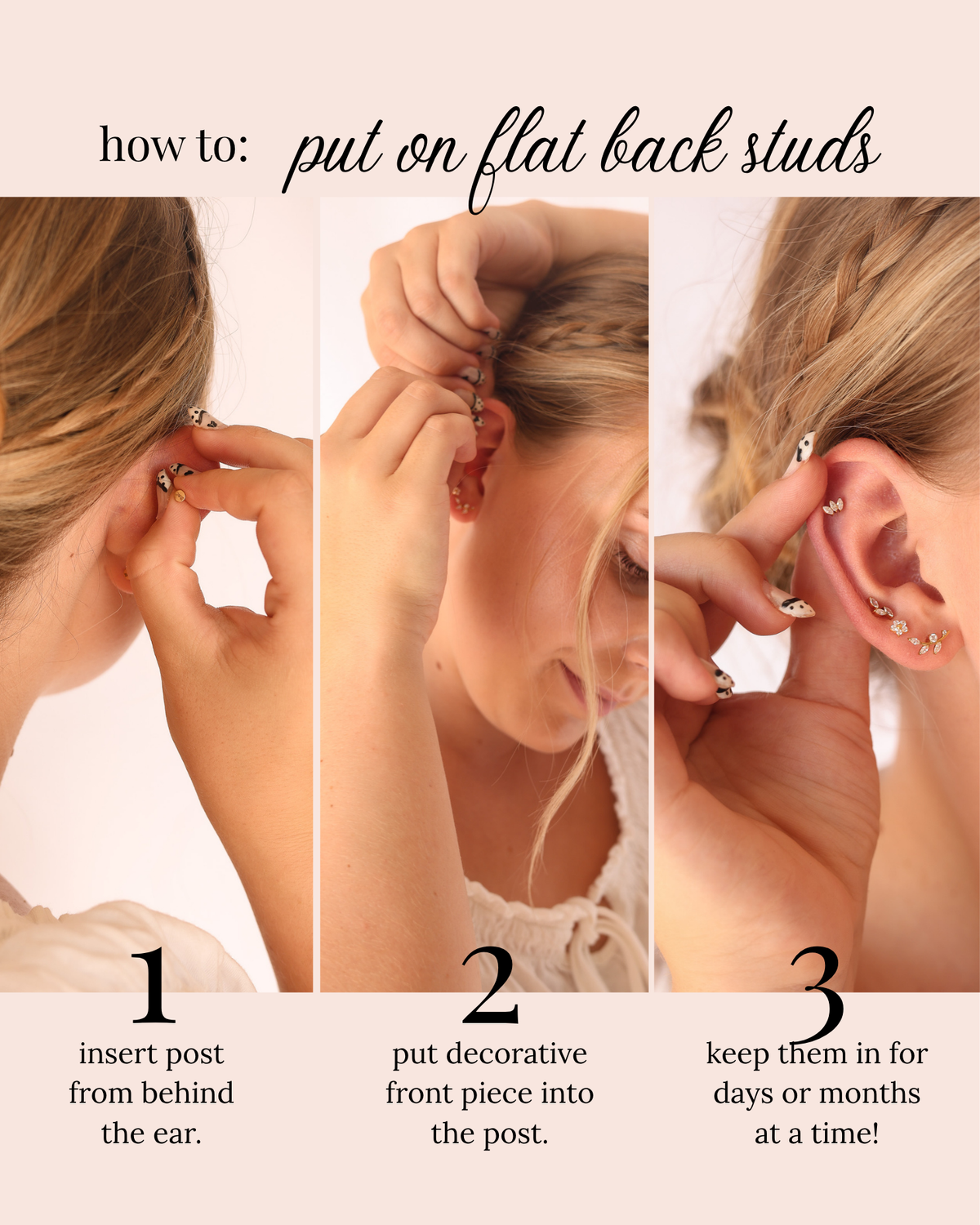 Leah Flat Back Stud