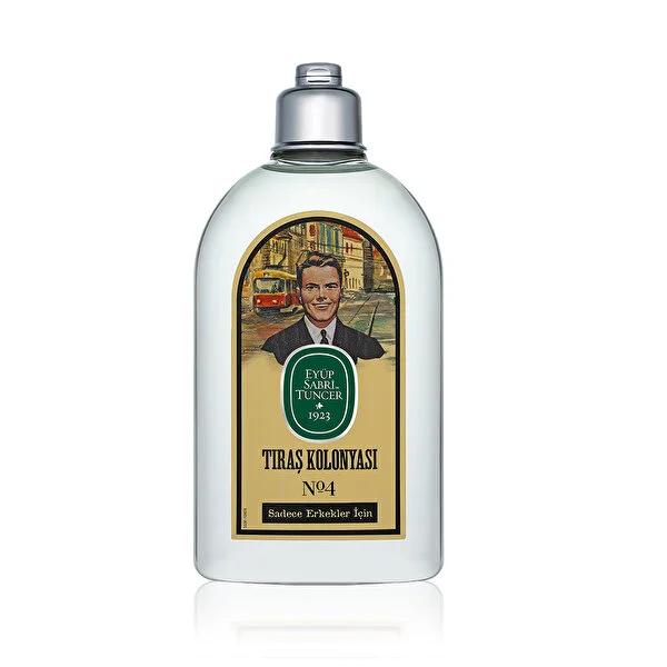 Eyüp Sabri Tuncer No:4 Aftershave Cologne - Soothe Irritation, Refresh & Scent with Green Tea, Aloe Vera - Classic Turkish Aromatic Shaving Lotion for Men