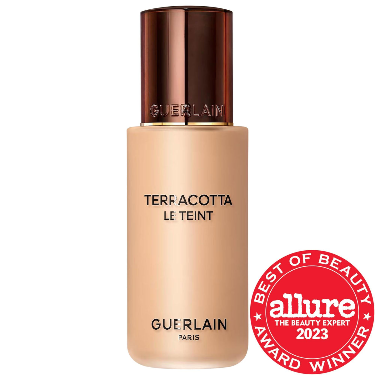 Guerlain Terracotta: Luminous Matte Foundation - 24H Wear, Medium Coverage, Healthy Glow - Argan Oil & Gemtone - Cruelty-Free