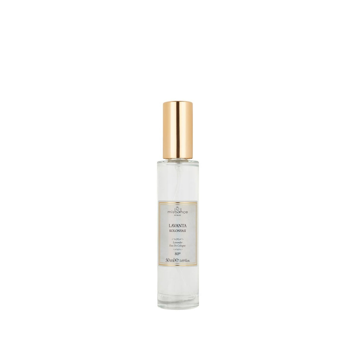 Misbahçe Lavender Cologne - 50ml Portable Refreshing Personal Care for Calming & Relaxation
