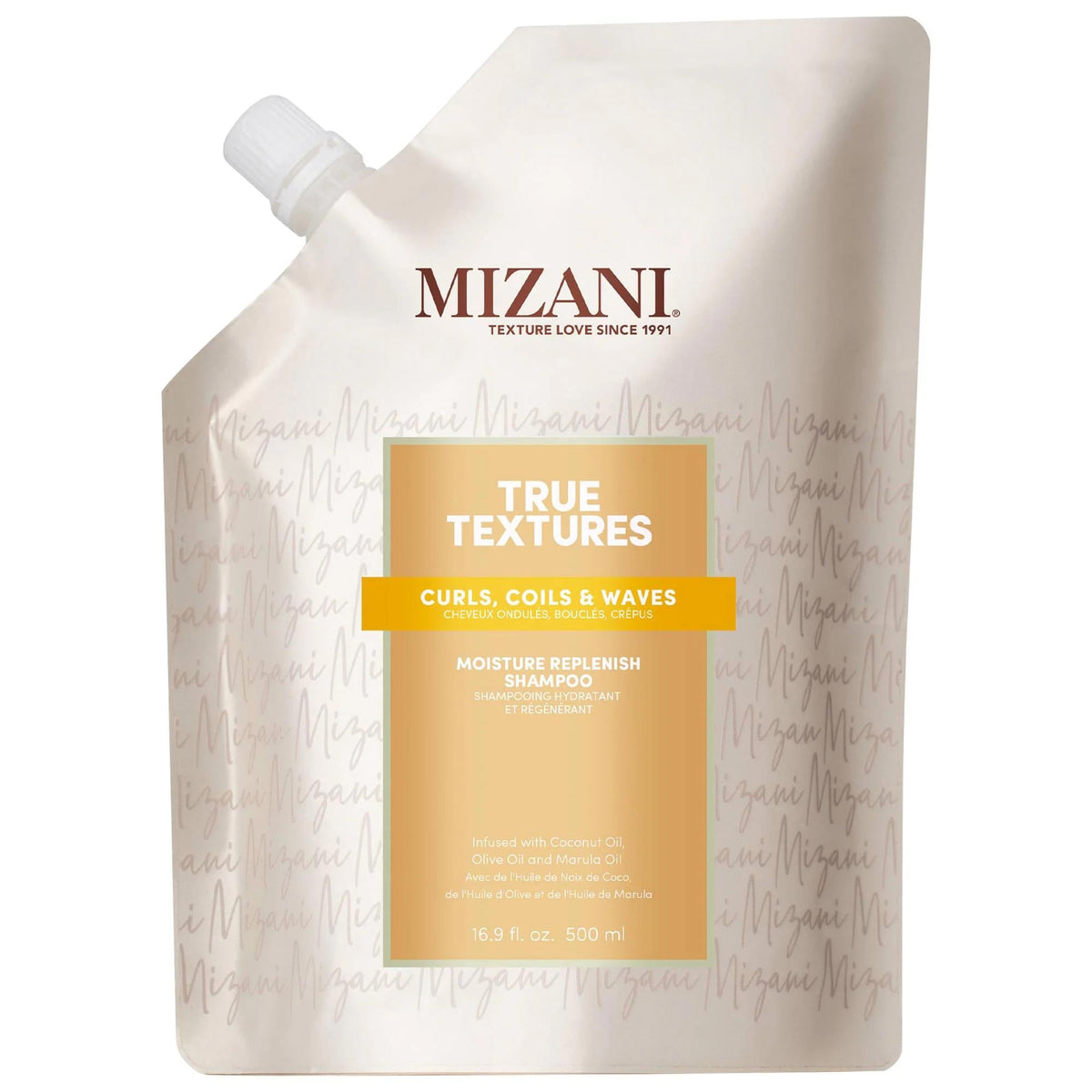 True Textures Moisture Replenish Sulfate-Free Shampoo for Dry, Curly Hair - Gentle, Moisturizing, and Curl-Enhancing