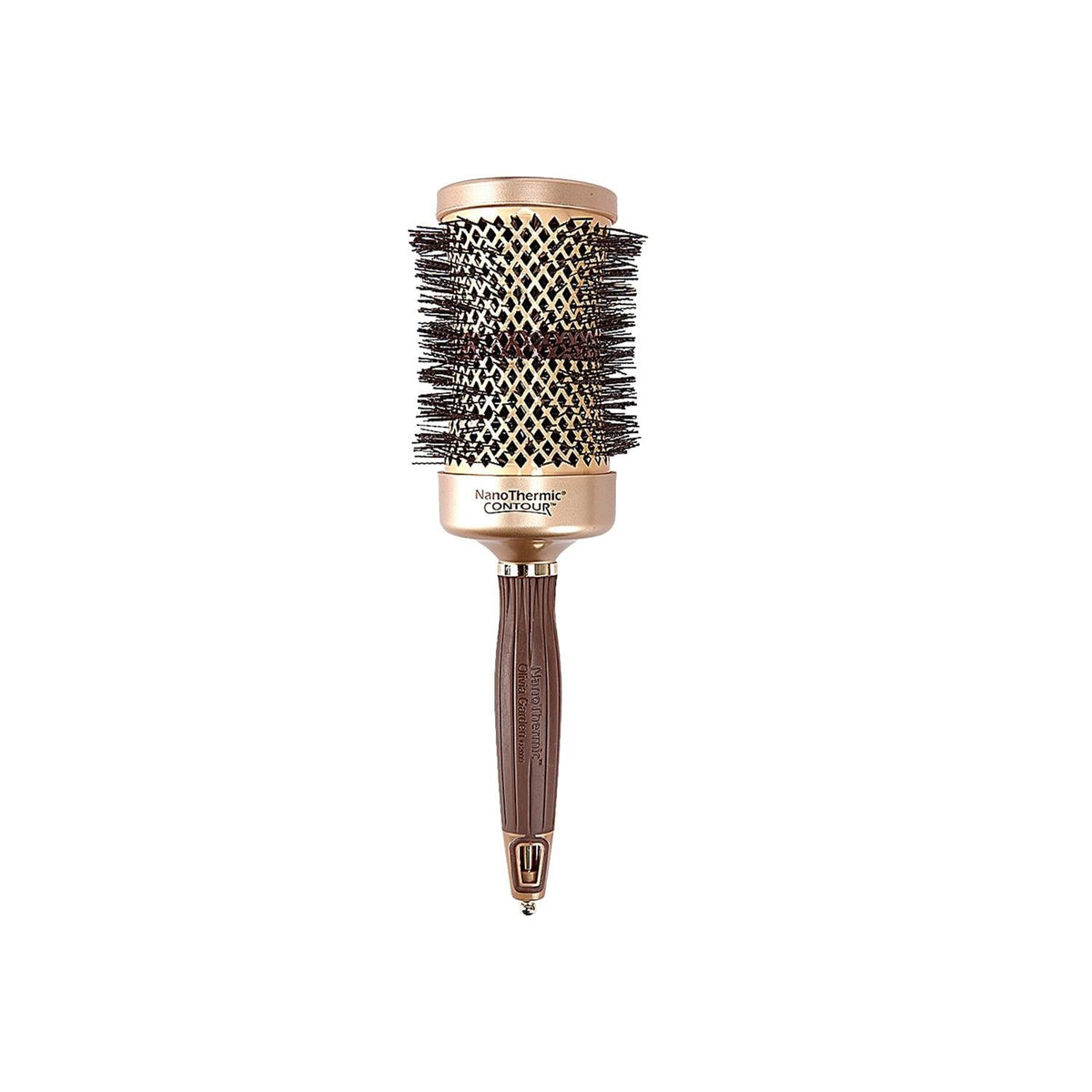 Olivia Garden NanoThermic Contour Thermal Hair Brush 62 - Advanced Thermal Styling Tool for Smooth, Shiny Hair