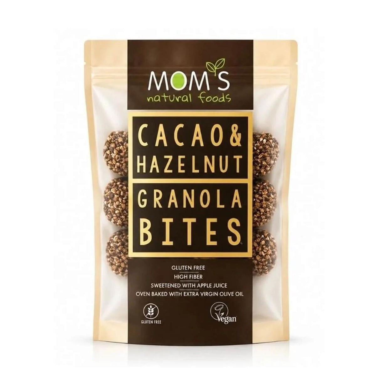 Moms Granola Gluten-Free Cocoa Hazelnut Snack Bites 40g