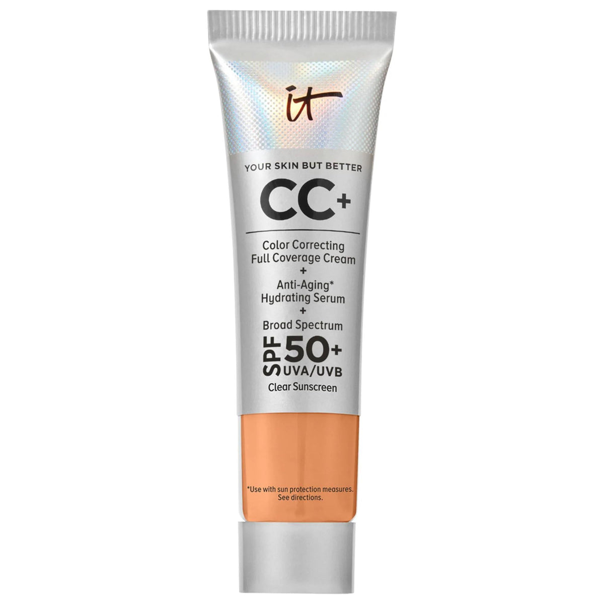 Mini CC+ Cream: Full Coverage Color Correcting Foundation SPF 50+ | Hydrating, Anti-Aging, Vegan & Cruelty-Free - Conceals Acne & Dark Circles