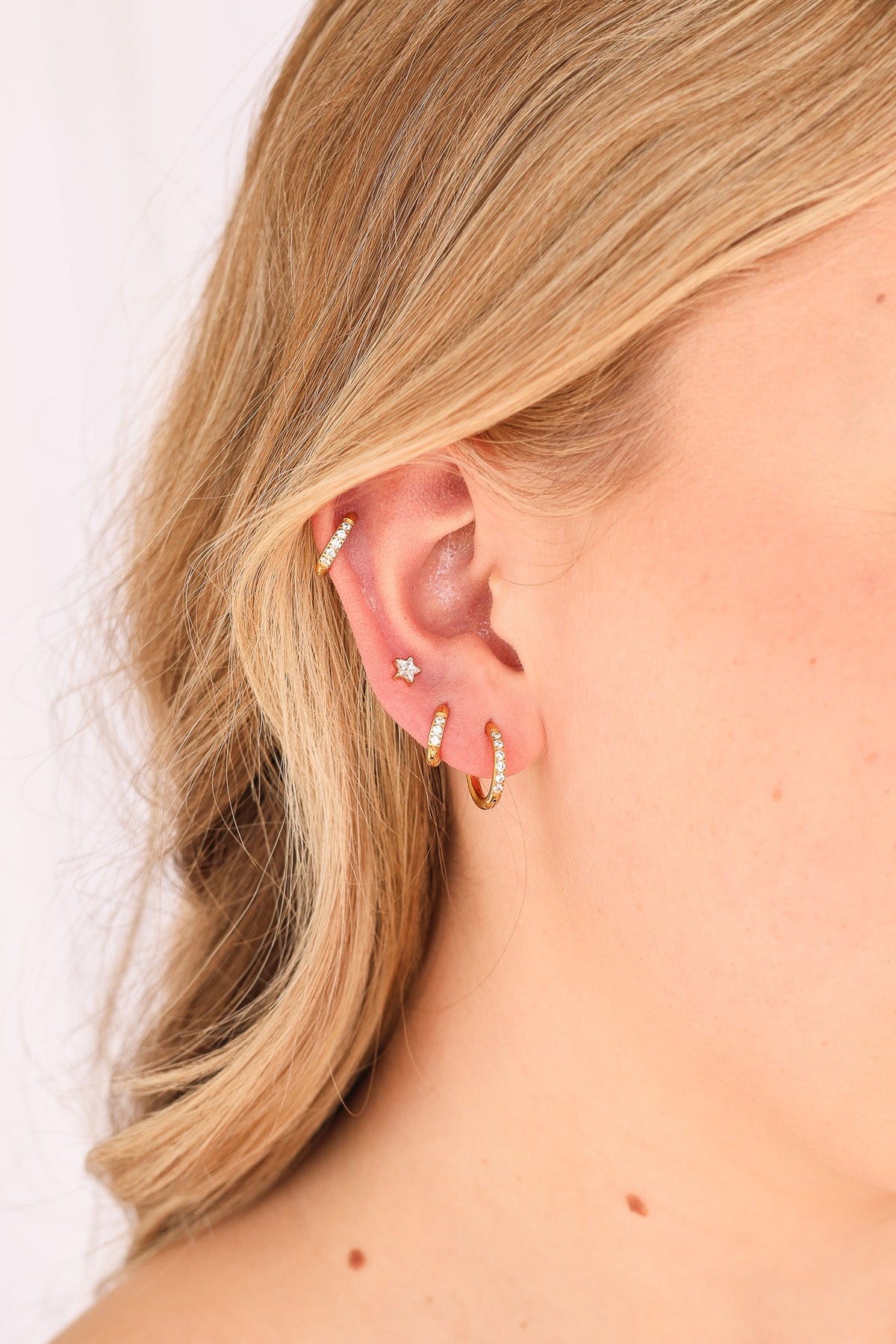 Micro Crystal Hoop