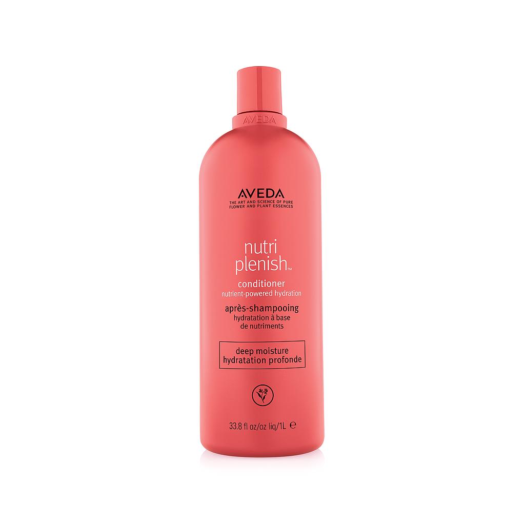 Aveda Nutriplenish Deep Moisture Hair Cream 1000ml - Natural Hydrating Hair Care for Dry, Damaged Hair