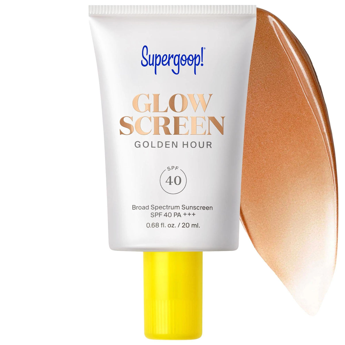 Mini Glowscreen Tinted Sunscreen SPF 40 with Hyaluronic Acid + Niacinamide - Hydrating Primer for Radiant Finish