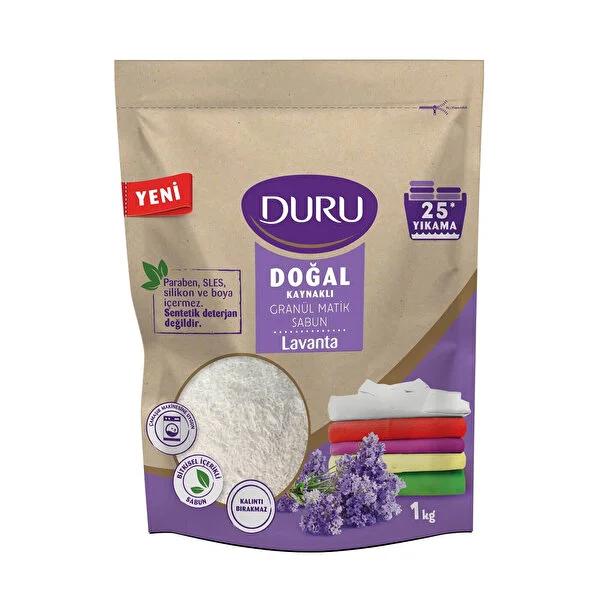 Duru Eco-Friendly Laundry Detergent Granules - Natural, Paraben-Free, Gentle on Clothes & Skin - 1kg