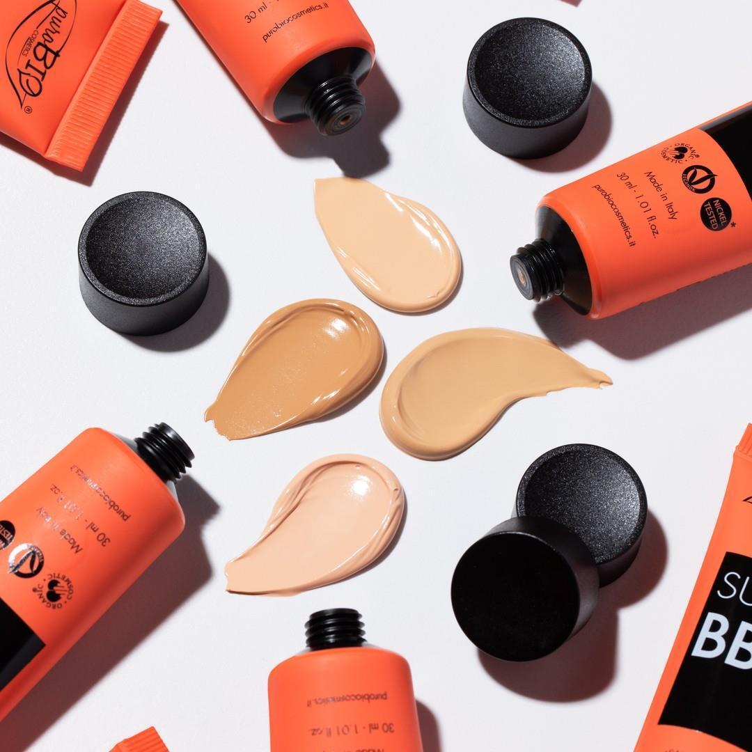 PuroBio Organic Liquid Foundation - Paraben-Free, Silicone-Free, Water-Resistant Makeup for Sensitive Skin