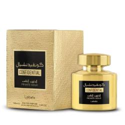 Confidential Private Gold Unisex Perfume By Lattafa For Women