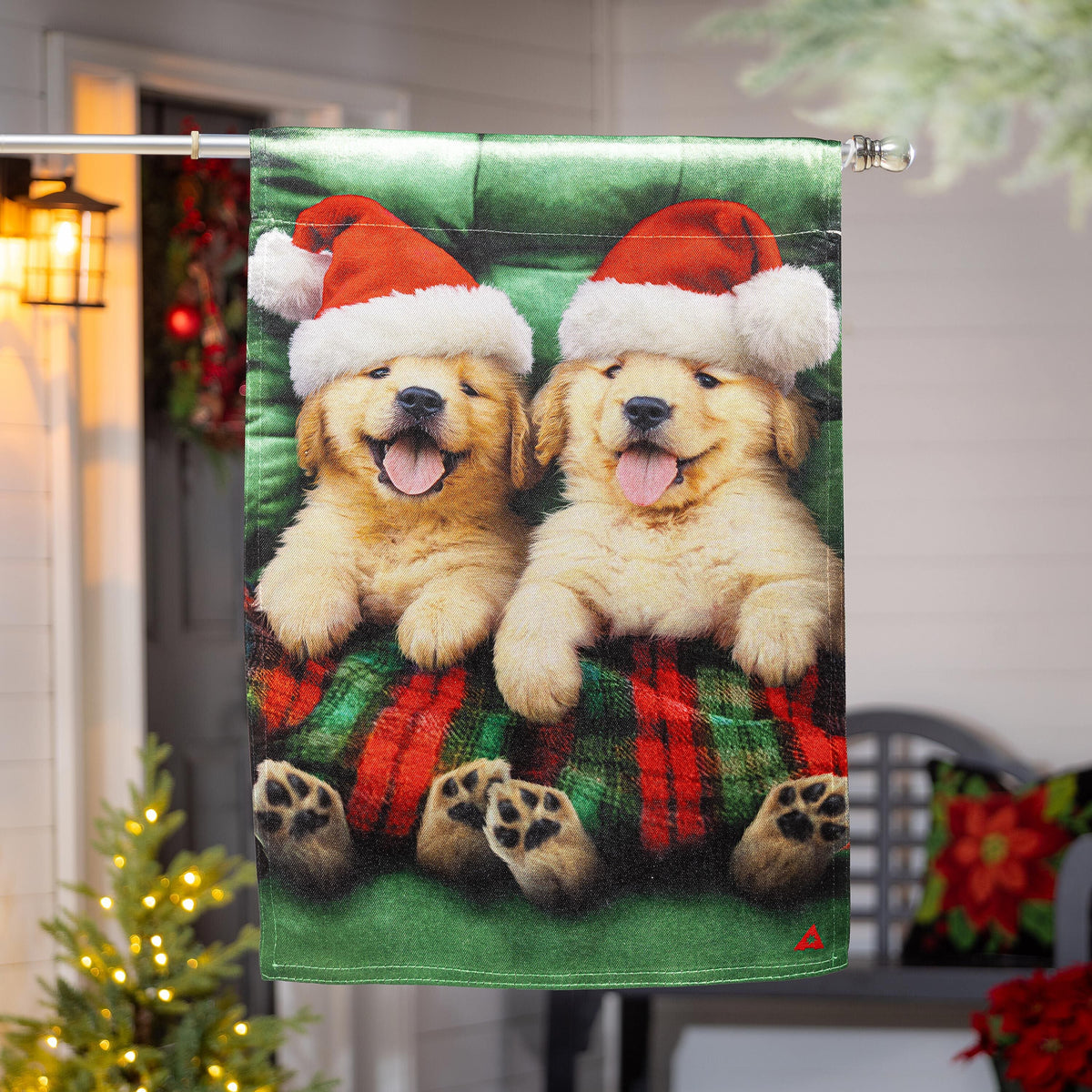 Cozy Goldies Lustre Garden Flag