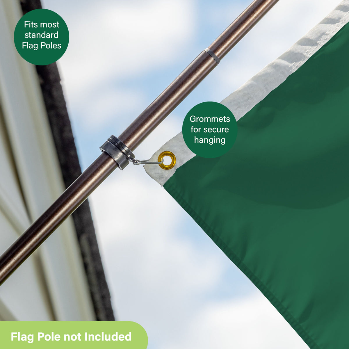 Colorado State Single Sided Flag w/ 2 Grommets, 3'x5'