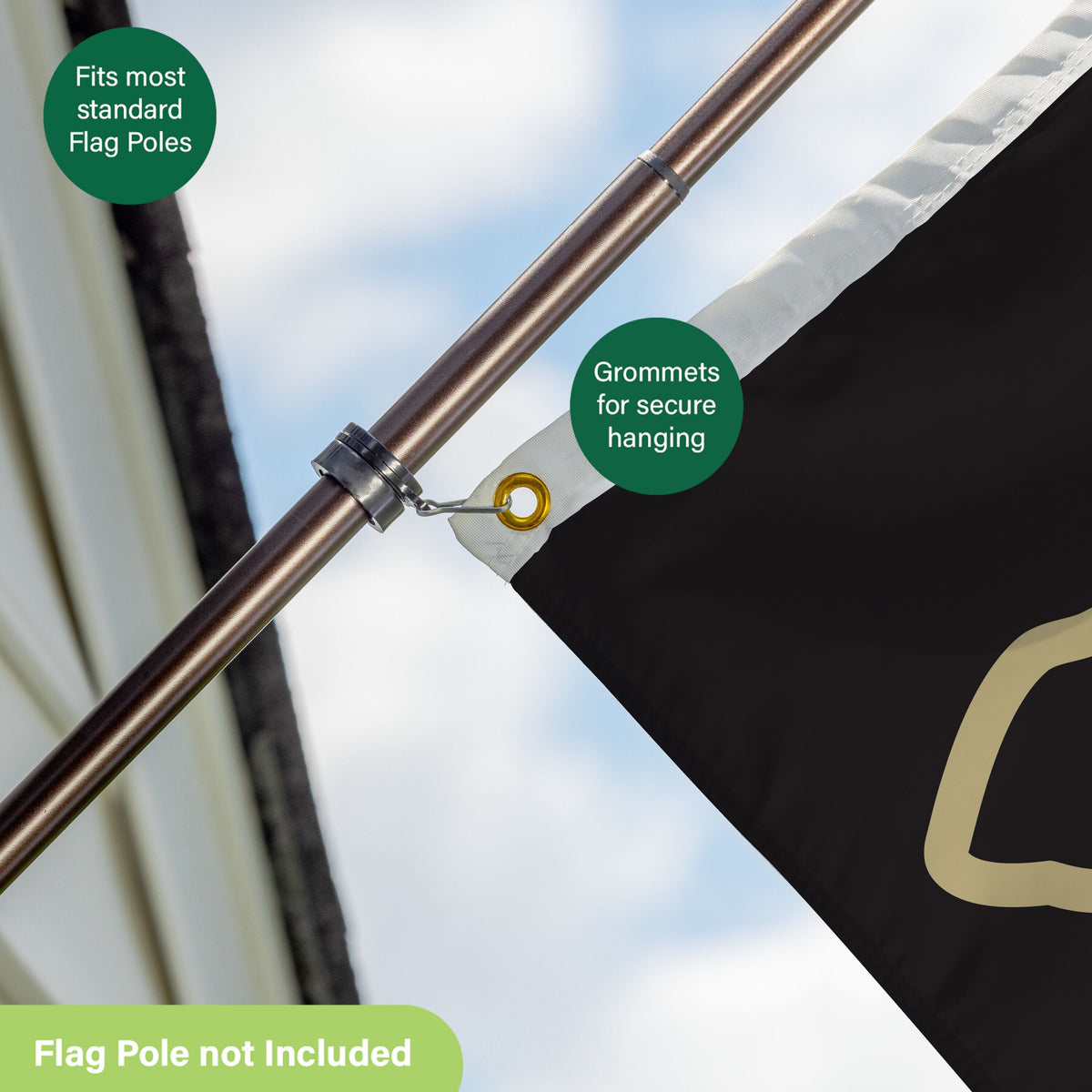 University of Colorado Single Sided Flag w/ 2 Grommets, 3'x5'