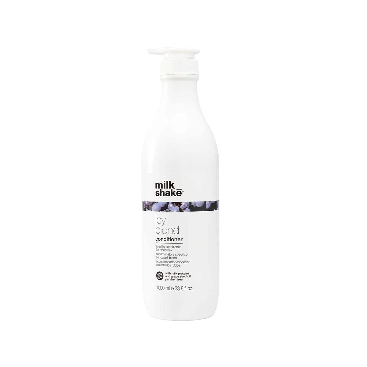 milk_shake Icy Blond Hair Cream - 1000ml Conditioning Treatment for Blonde Hair, Hydrating & Nourishing