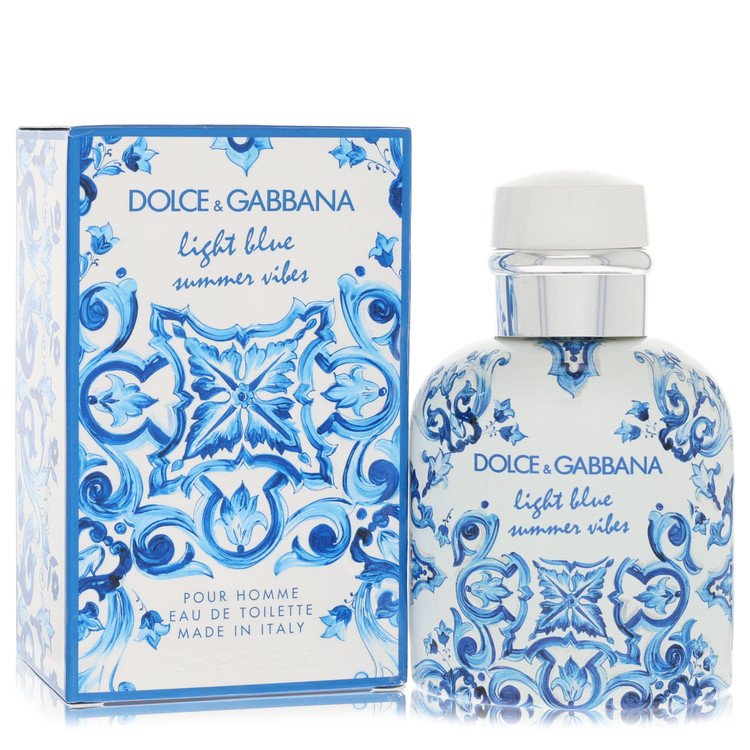 Light Blue Summer Vibes by Dolce & Gabbana Eau De Toilette Spray 2.5 oz for Men