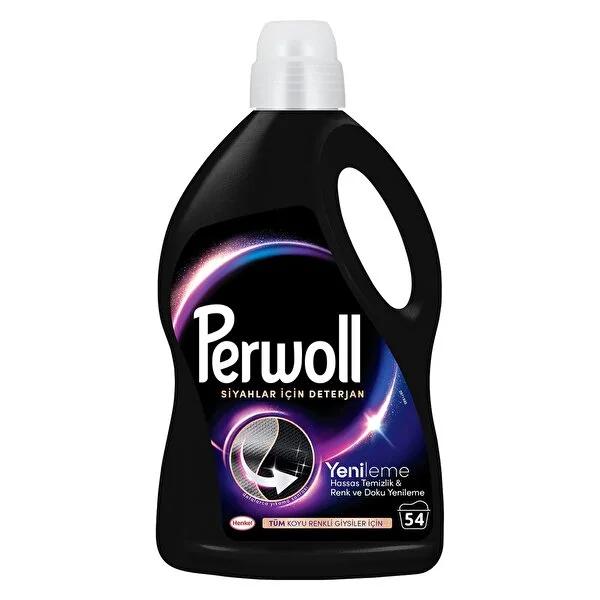 Perwoll Black Renew Liquid Laundry Detergent: Protects & Renews Dark Colors, 50 Washes, Color Protecting Detergent