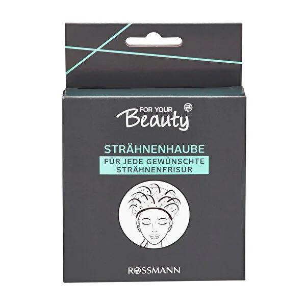 For Your Beauty Hair Dye Brush and Cap - Effortless Shaded Hair Color Application at Home