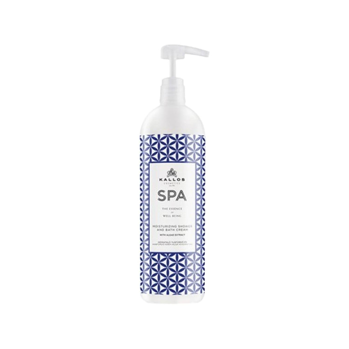 Kallos Cosmetics Spa Seaweed Moisturizing Shower Cream 1000 ml - Moisturizing Shower Cream with Seaweed Extract