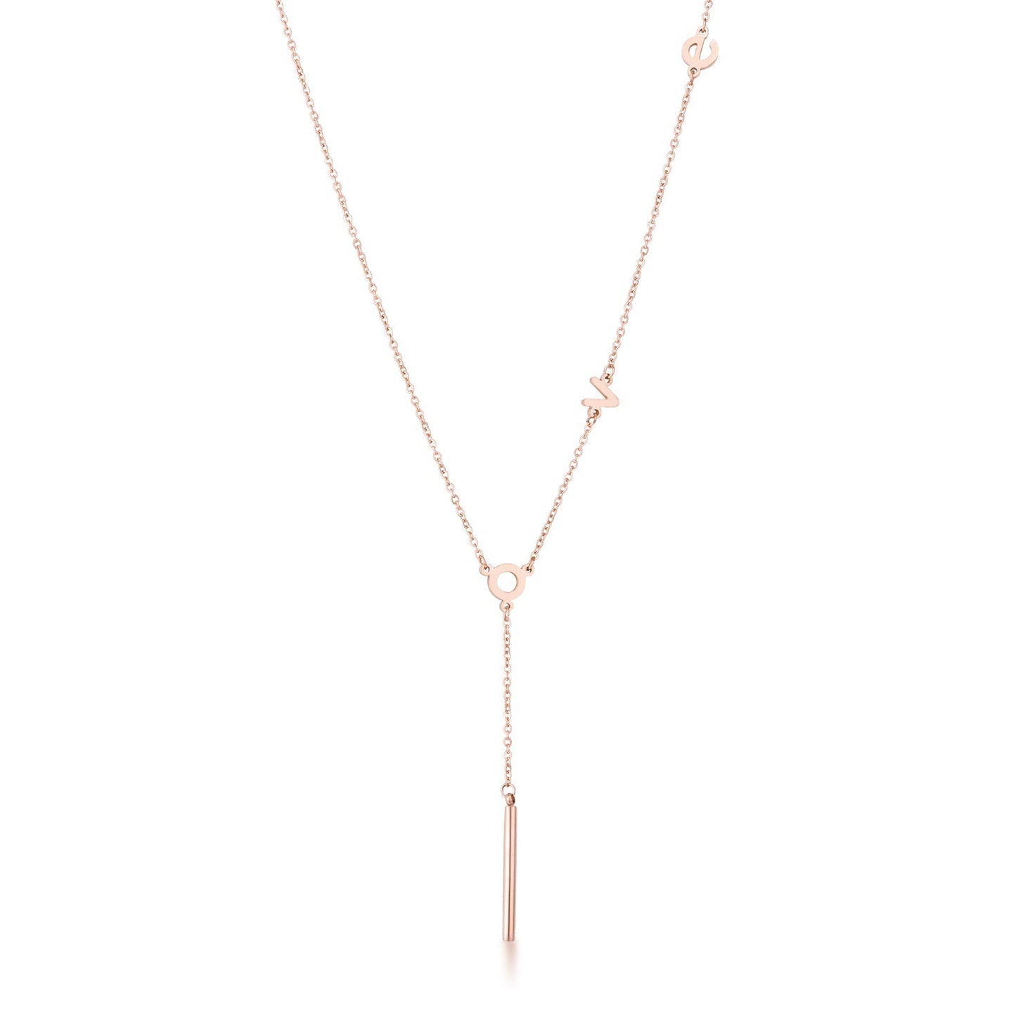 Stainless Steel LOVE Necklace