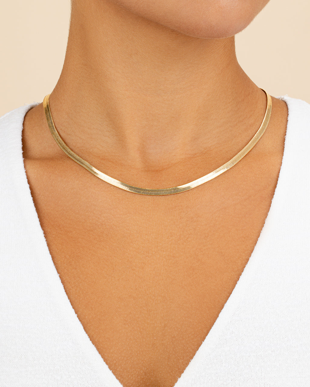 Herringbone Chain Necklace