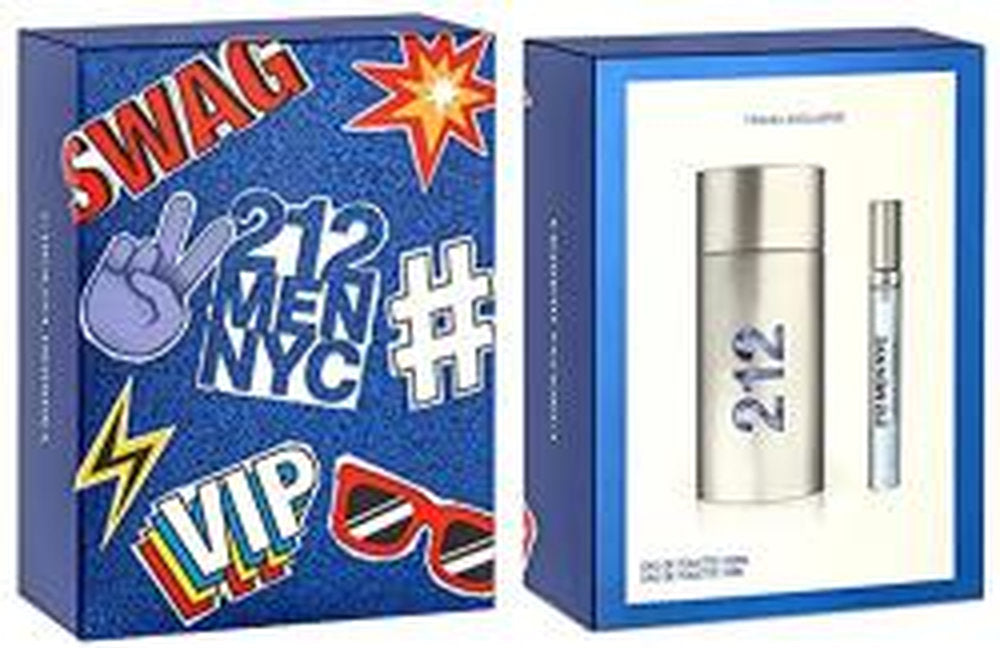 Gift/Set 212 Carolina Herrera 2 Pcs. 3.4 Fl Perfume By Carolina Herrera For Men