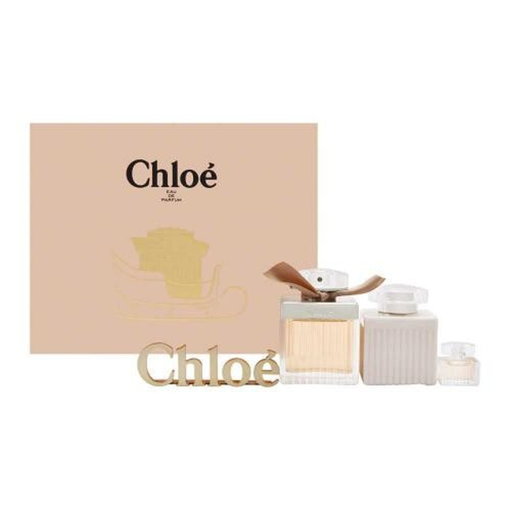 Chloe By Chloe 3 Pcs Set: 2.5 Edp Spray 3.4 Body Lotion Perfume By Parfums Chloe For Women