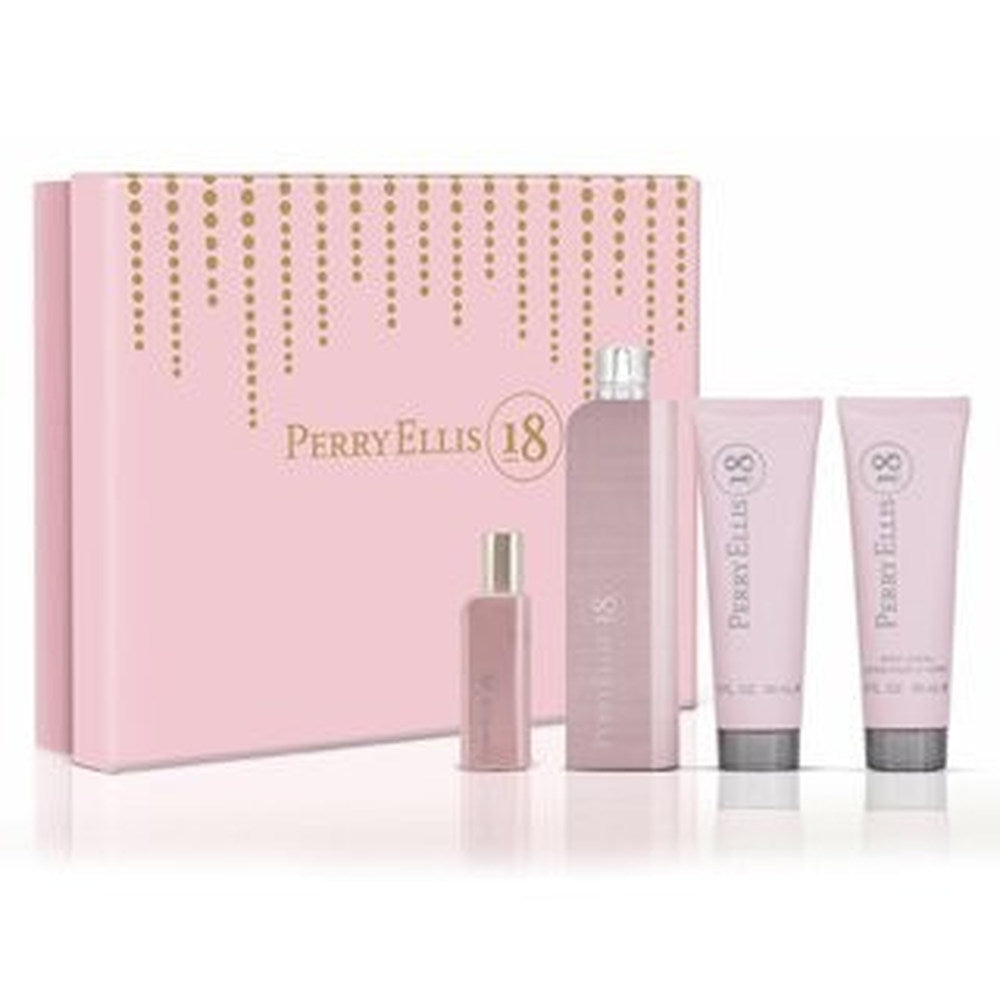 Gift/Set Perry 18 4 Pcs. 3.4 Fl Perfume By Perry Ellis For Women