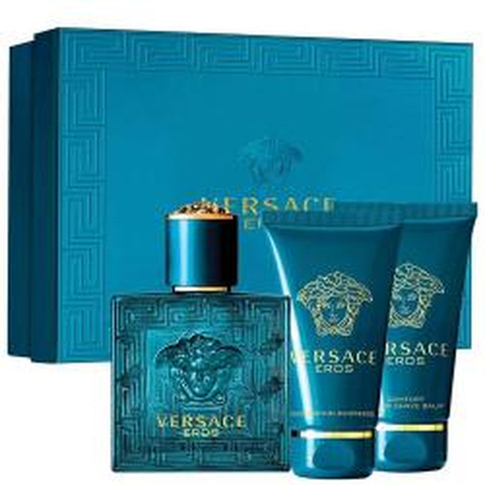 Gift/Set Versace Eros 3Pcs 1.7 Fl Perfume By Versace For Men