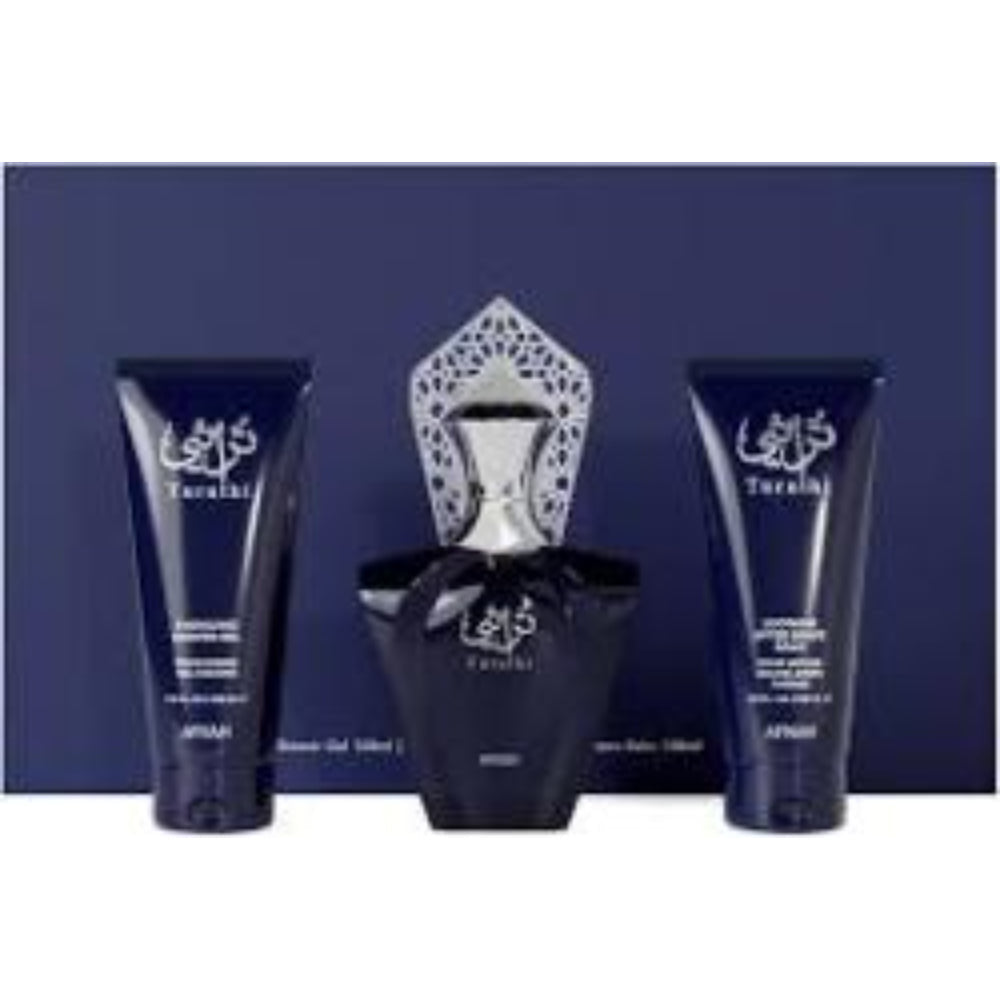 Afnan Turathi Blue 3 Pcs Set: Perfume By For 34