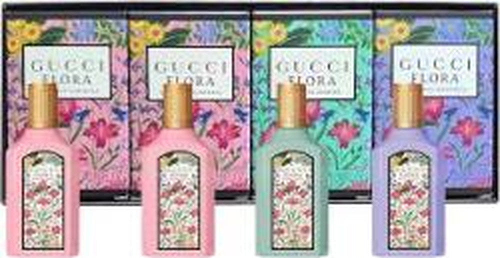 Gift/Set Gucci 4 Pcs. 5Ml Bloom Edp + 2 X 5Ml Flora Gorgeous Gardenia For Women. Designer:Gucc Perfume By Gucci For Women