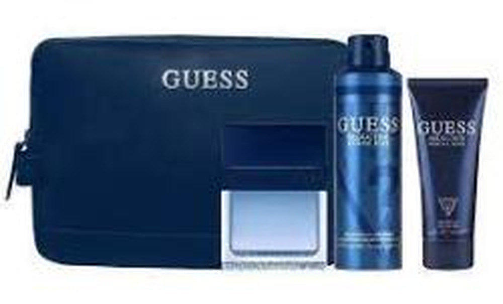 Guess Seductive Homme Blue 4Pc Set: Perfume By For 60