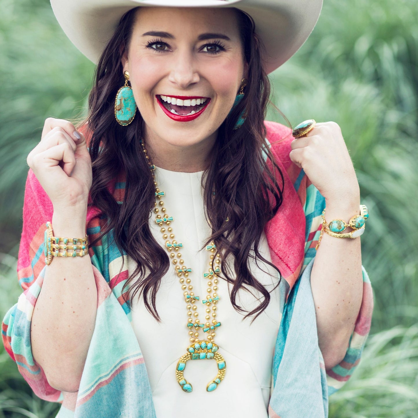 Southwestern Squash Blossom Necklace