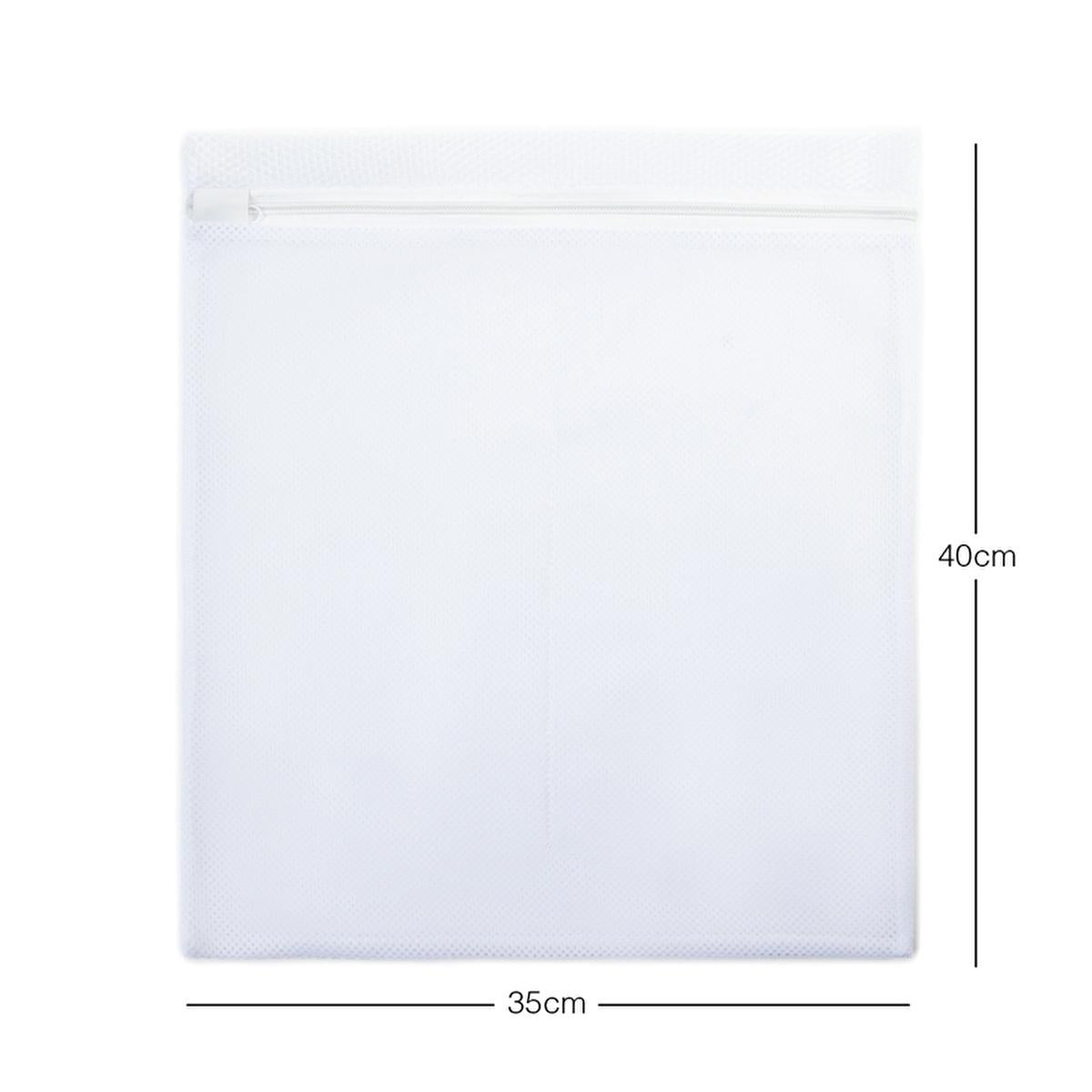 Ocean Home Shoe Washing Bag - White, 35x40cm - Protects & Cleans Delicate Shoes
