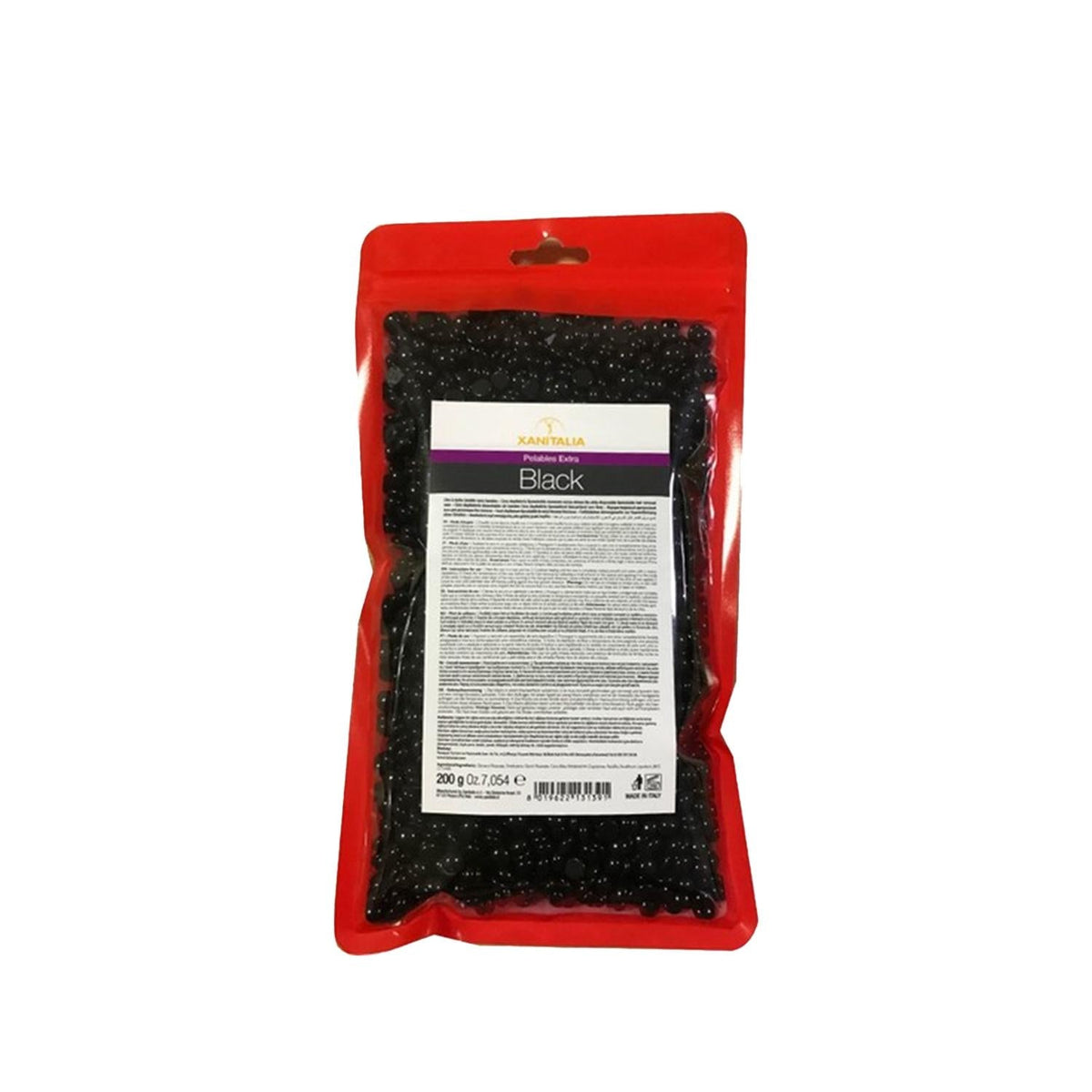 Tana�an Xanitalia Black Pearl Wax for Hair Removal - 200g, Peelable, Easy to Use