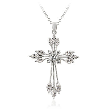 Avera Luxury Conviction Pendant Sterling Silver Statement Piece