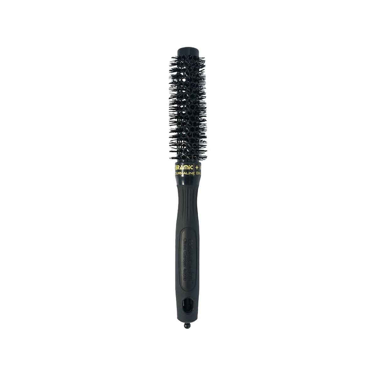 Olivia Garden Expert Blowout Shine Black Hair Brush 20mm - Professional Blowout Brush for Smoothing and Styling