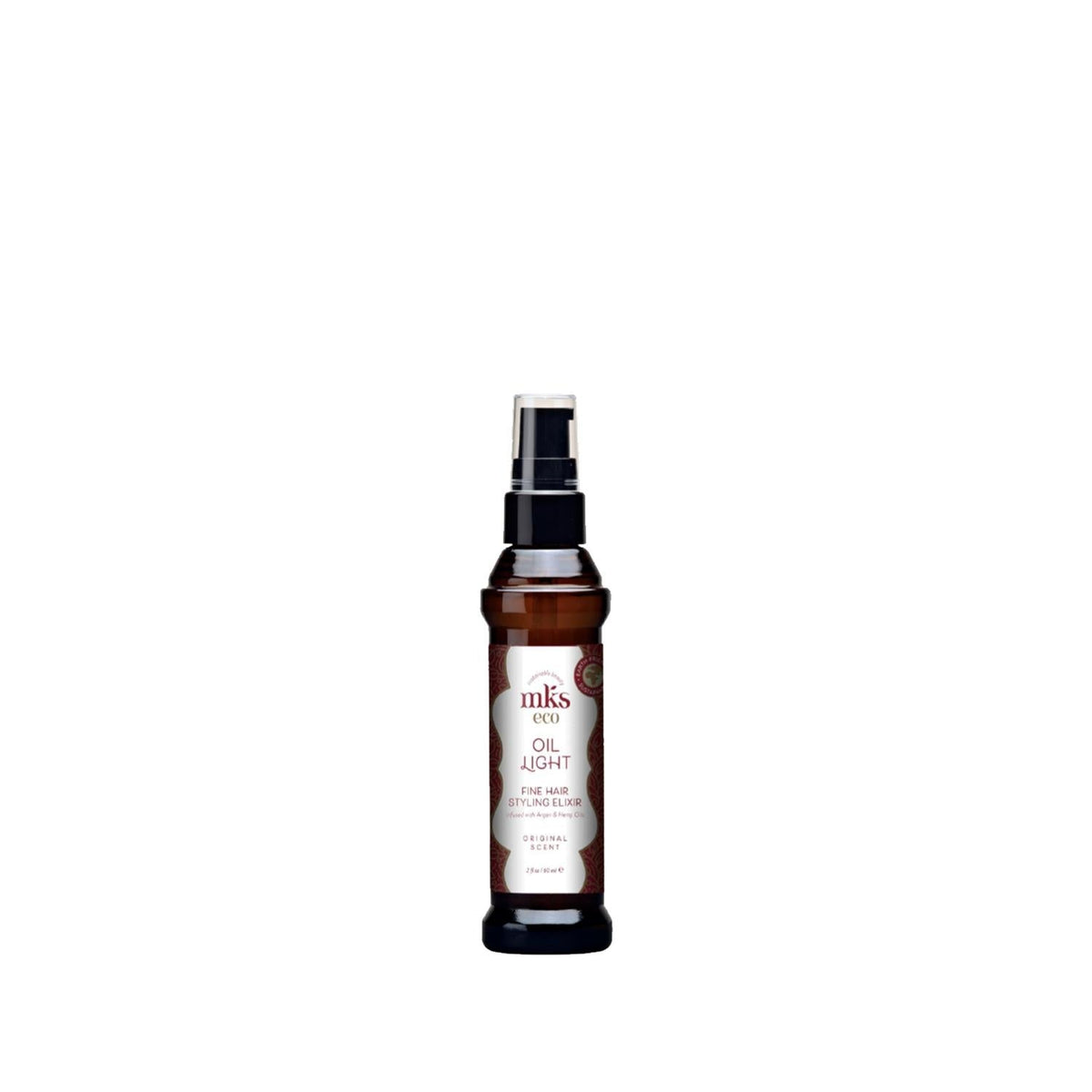 MKS Eco Oil Hair Styling Elixir Original - 60ml Smoothing & Nourishing Hair Care Product