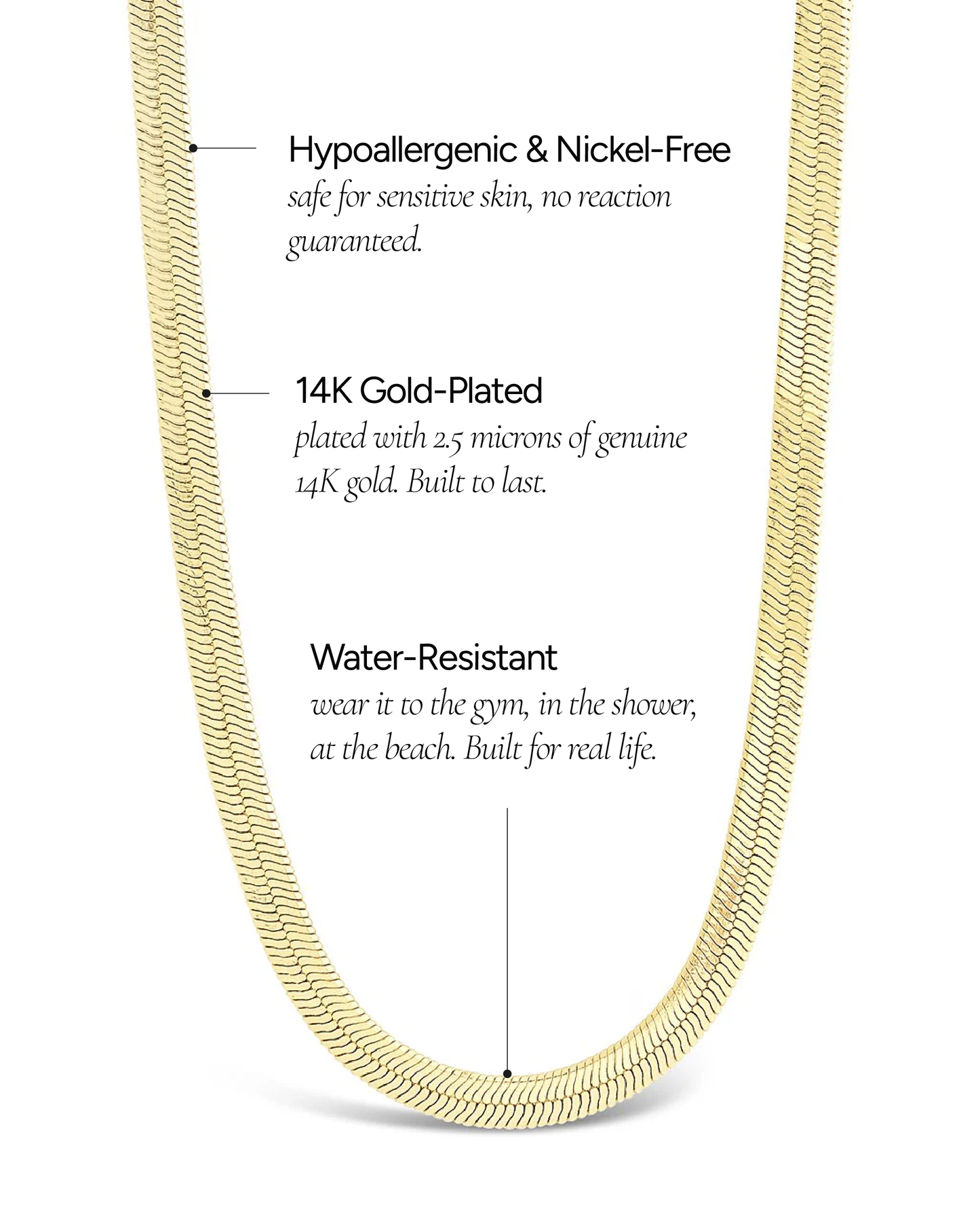 Herringbone Chain Necklace