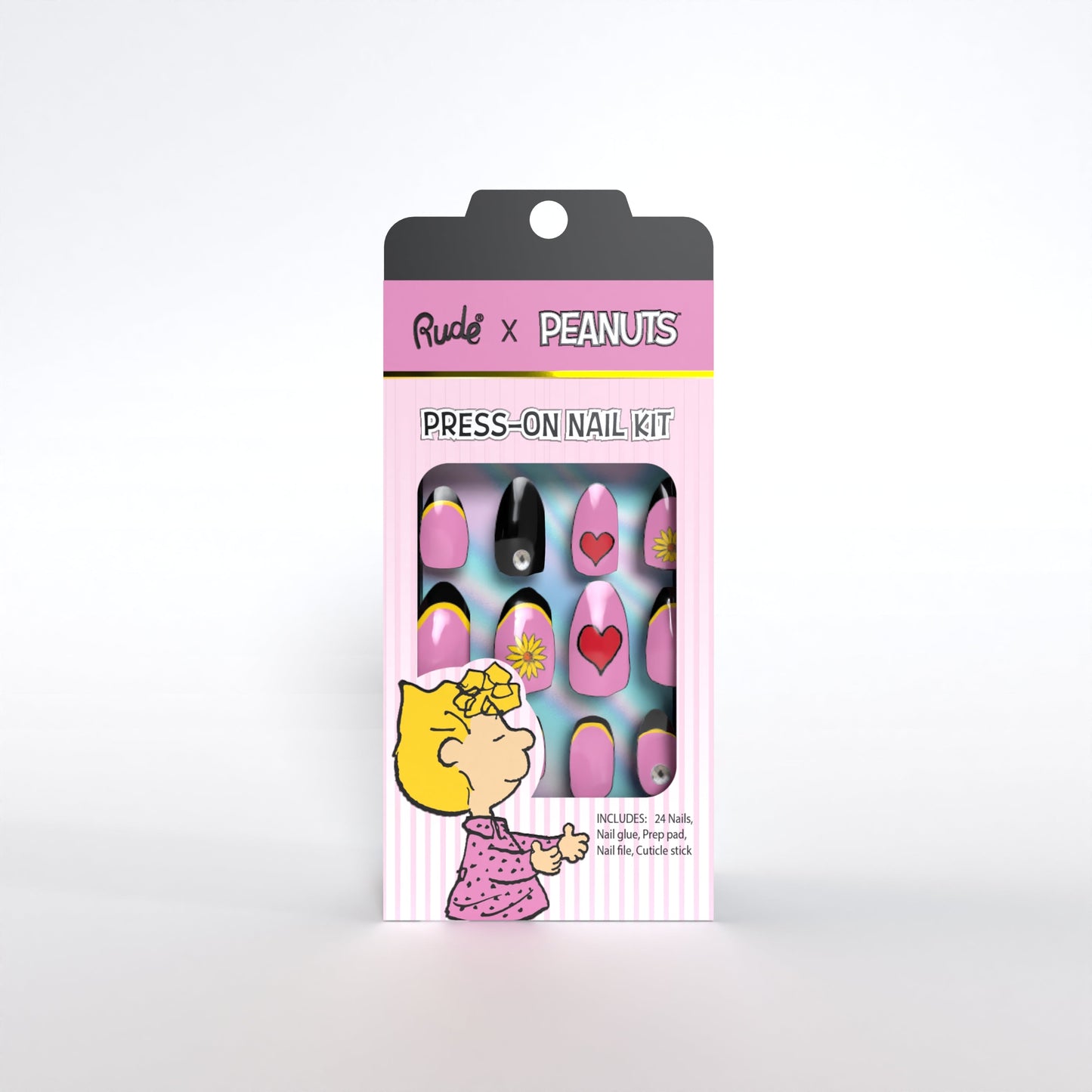 RUDE Peanuts Press-On Nail Kit - Sally