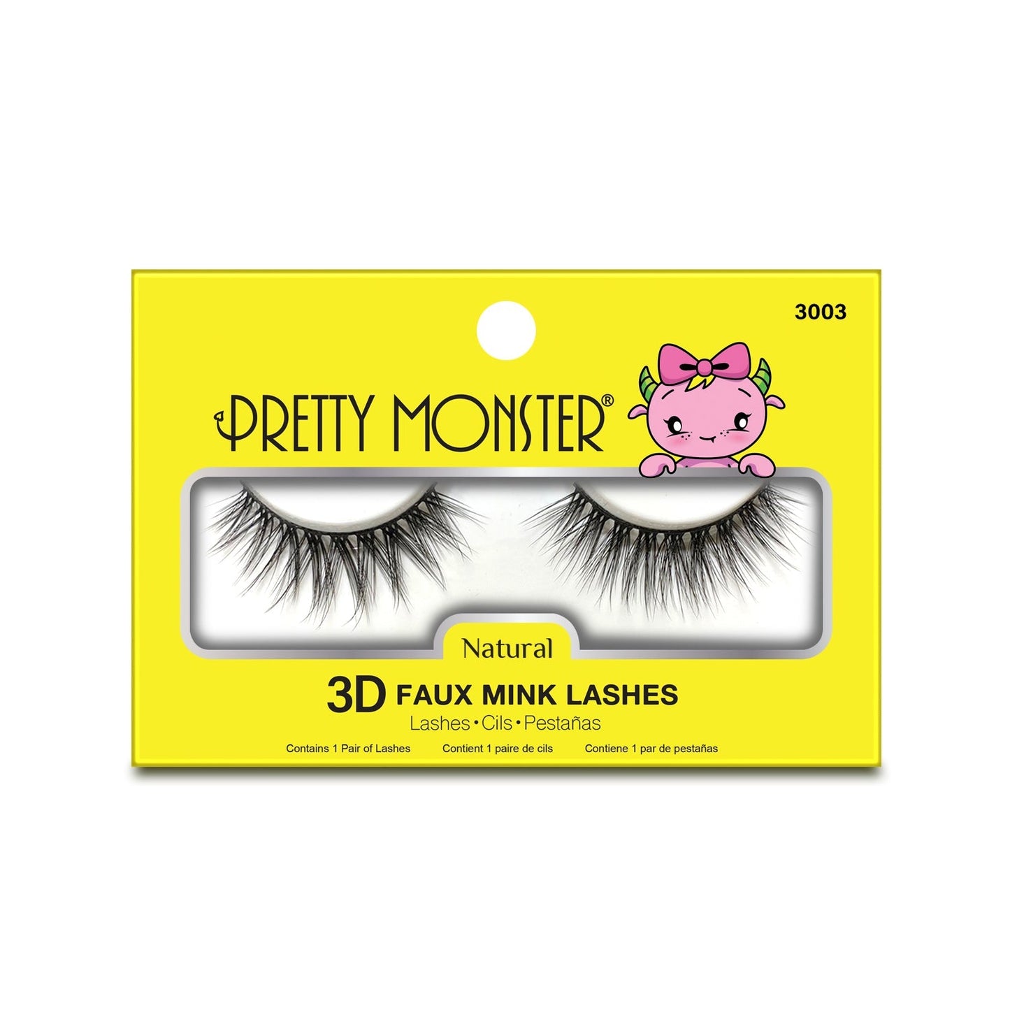 Pretty Monster Natural 3D Faux Mink Lashes - 3003