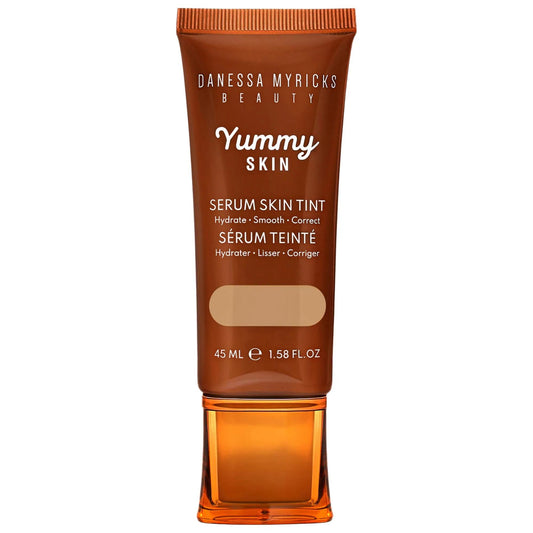 Danessa Myricks Yummy Skin - Soothing Serum Skin Tint Foundation with Peptides + Ceramides - Hydrating, Light Coverage, Skincare-Infused Makeup