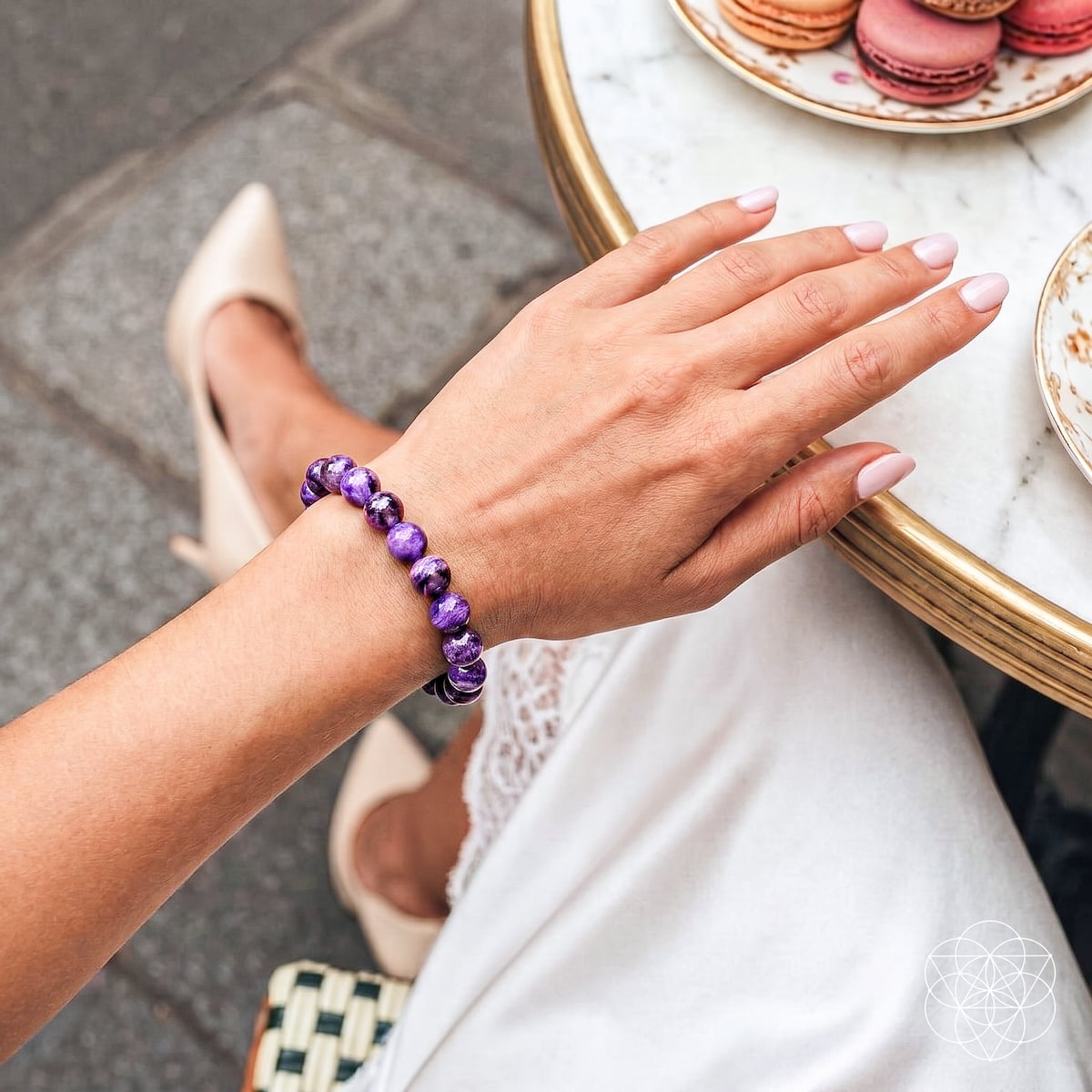 Unshakeable Intuition - Rare Siberian Charoite Bracelet