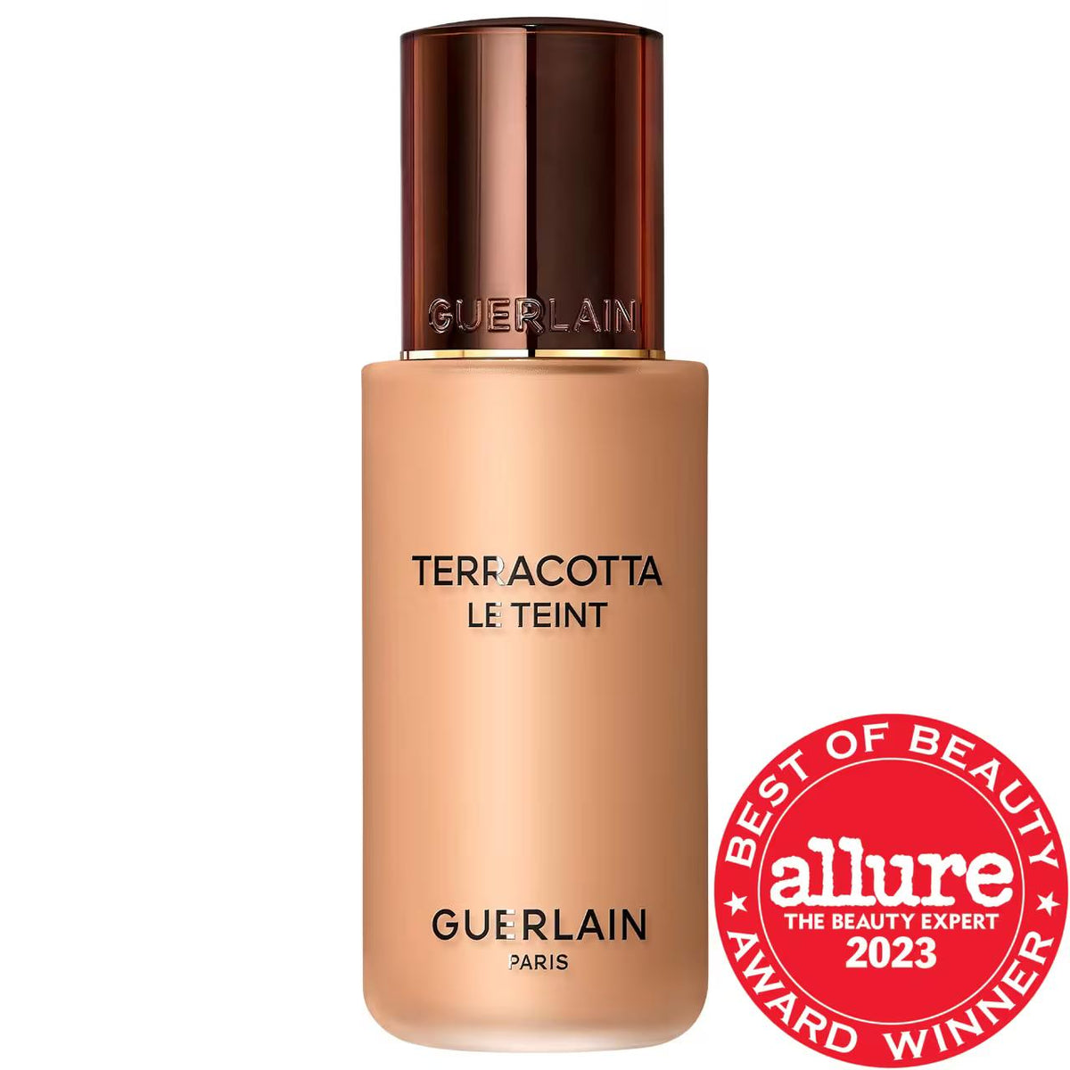 Guerlain Terracotta: Luminous Matte Liquid-to-Powder Foundation - 24H Wear, Medium Coverage, Argan Oil - Healthy Glow Finish