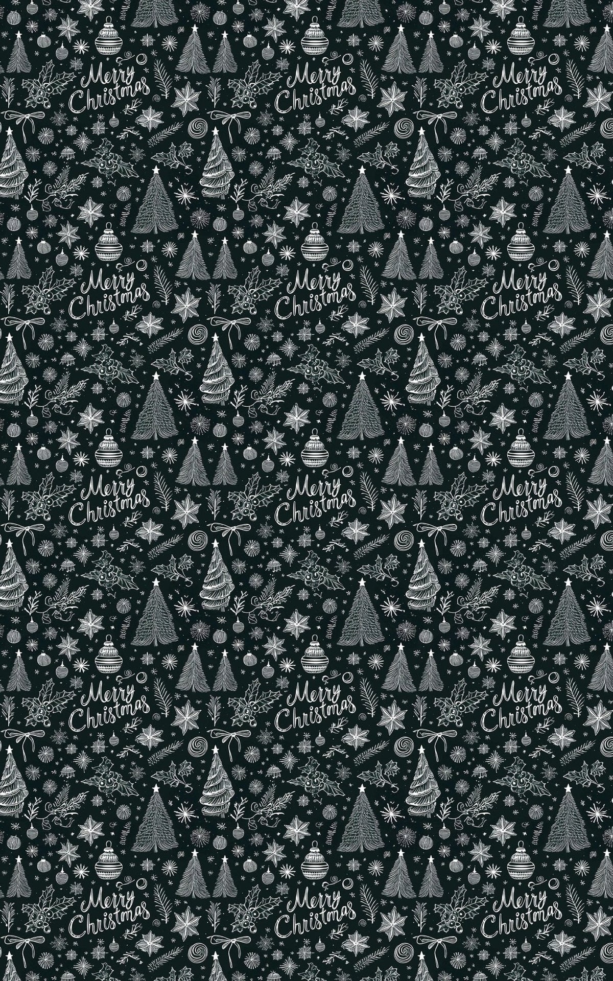 Festive Script Wrapping Paper