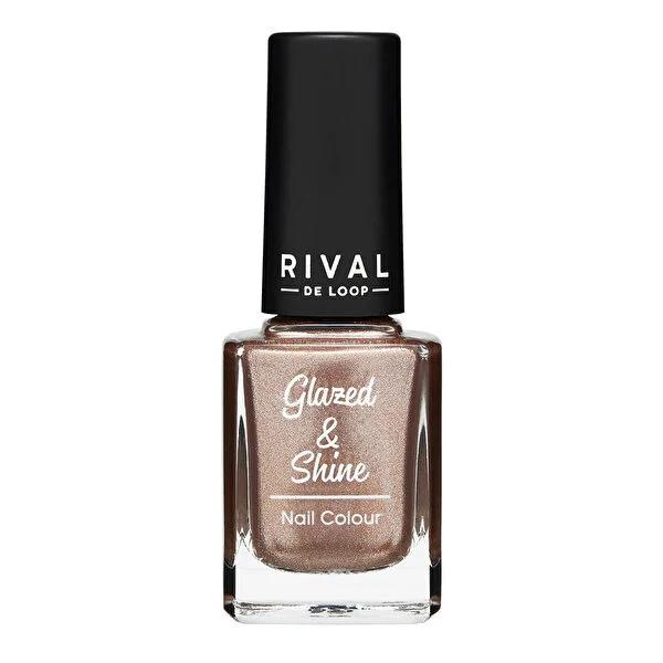 Rival de Loop Glazed & Shine Metallic Nail Polish - Long Lasting, High Pigment Finish - 0.36 fl oz