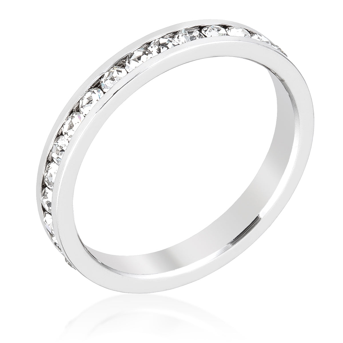 Avera Christine 0.2ct Cubic Zirconia Cross Charm Ring