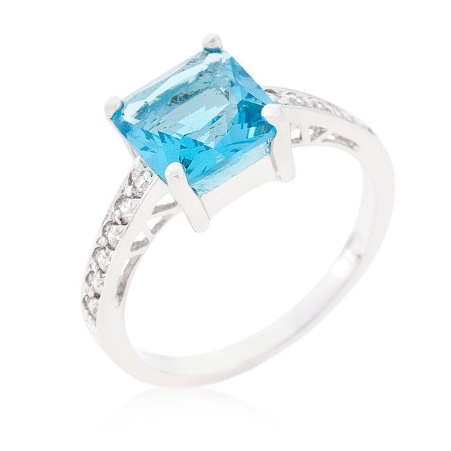 Avera Princess Bella Statement Ring in Turquoise and Aqua
