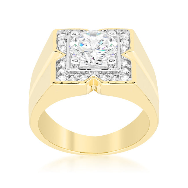 Avera Laurie 0.2ct Cubic Zirconia Contemporary Trio Band Ring